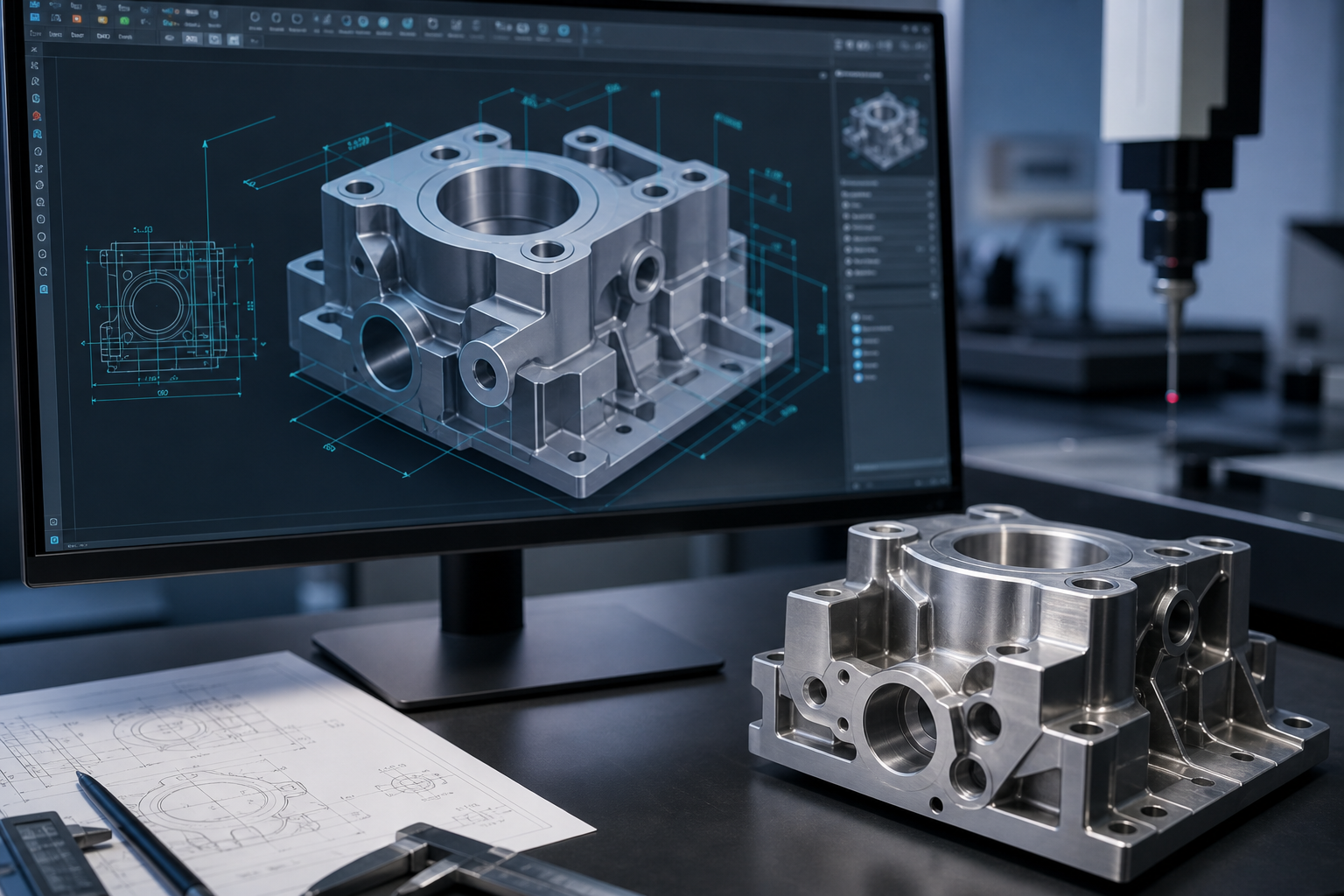 Import CAD pour inspection dimensionnelle